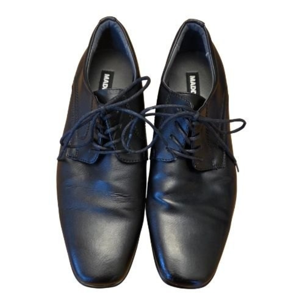 Madden Mens Black Lace Up Oxford Dress Shoes Formal Business‎ Size 9.5 Office